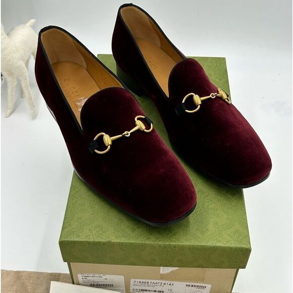 Gucci Other - Men’s Gucci Horsebit velvet loafers size 12 fits 13 US made in Italy